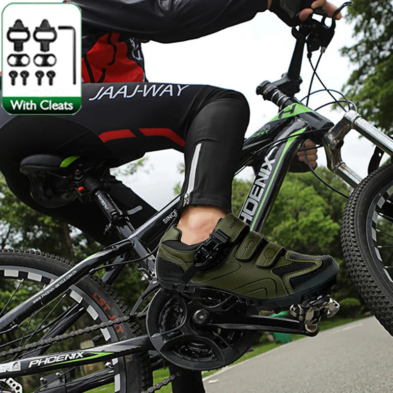 Reflective MTB Cycling Shoe with Cleats